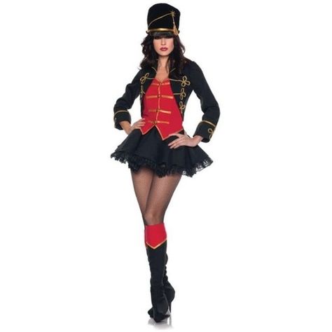 March On Band Leader Drum Majorette Mini Dress Costume Adult Small ❤ liked on Polyvore featuring costumes, adult costumes, white halloween costumes, adult halloween costumes and white costumes Marching Band Outfits, Toy Soldier Costume, Majorette Costumes, Drum Majorette, Soldier Costume, Magic Clothes, Band Outfits, Circus Costume, Halloween Costume Shop