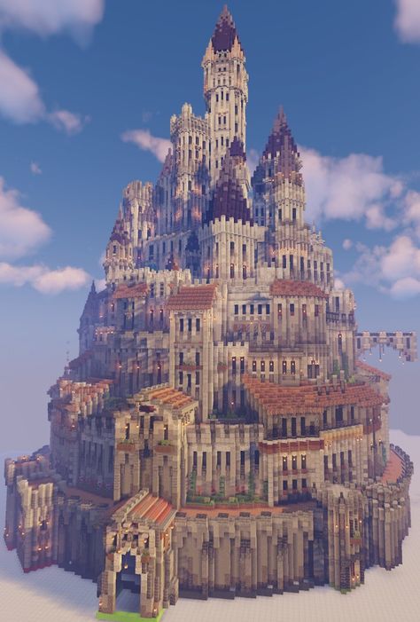 Minecraft Medieval Castle, Minecraft Castle Blueprints, Minecraft Castle Designs, Minecraft Kingdom, Rumah Minecraft Sederhana, Bangunan Minecraft, Easy Minecraft Houses, Minecraft Castle, Minecraft Medieval