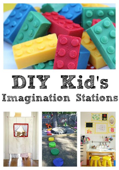 According to Einstein, imagination is more important than knowledge. His reasoning was that knowledge only encompasses what we know while imagination is everything we know, don’t know, and anything in between. For a child, imagination is one of the most important factors in shaping his or her view of the world. Pretend play helps … Imagination Station, Kids Imagination, Mom Diy, Indoor Fun, Google Plus, Organization Kids, Sippy Cup, Craft Activities For Kids, Toddler Preschool