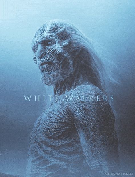 White Walkers from Game of Thrones Game Of Thrones 3, Got Game Of Thrones, White Walker, Creation Art, Night King, Gra O Tron, Cersei Lannister, Games Of Thrones, Iron Throne