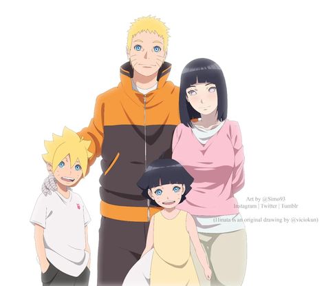 How much do you adore Naruto's family? They are absolutely wonderful T.T ❤ (Hinata is a modified reproduction of an original drawing by… | Instagram Naruto Y Hinata, Naruto Family, Uzumaki Family, Naruto Fan Art, Naruto Boruto, Naruto And Hinata, Naruto Uzumaki Shippuden, Naruto Oc, August 26