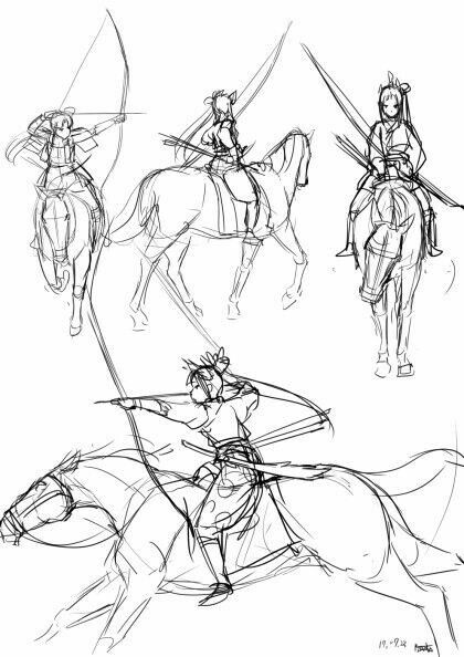 Horse Sketches, Ako Kresliť, Horse Sketch, Animal References, Horse Drawings, Poses Reference, Arte Sketchbook, Anime Dress, Poses References