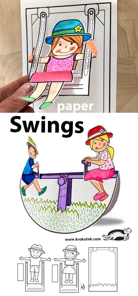 children activities, more than 2000 coloring pages Paper Toy Design, Letter D Crafts, Playground Activities, Space Crafts For Kids, Class Crafts, Kindergarten Art Projects, Summer Camp Crafts, Children Activities, Animal Crafts For Kids