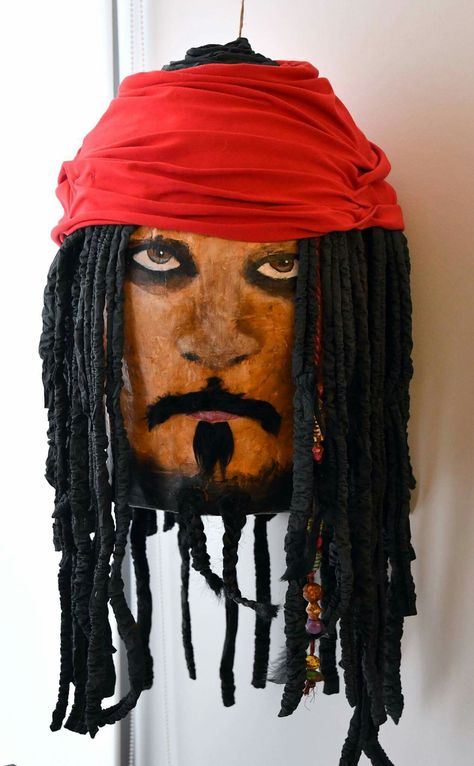 Pirate Pinata Diy, Pinata Ideas, Pirates Party, Piñata Ideas, Diy Pinata, Pirate Birthday Party, Pirate Birthday, Jack Sparrow, Pirate Party