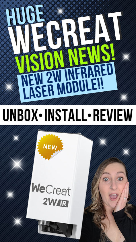 Discover the latest upgrade for your WeCreat Vision with the NEW WeCreat 2w Infrared Laser Module! Transform your standard 20w diode laser engraver into a precision 2w infrared laser with this easy-to-install module. Our detailed pin guides you through unboxing, step-by-step installation, and a comprehensive review of this game-changing accessory. #WeCreatLaser
#InfraredLaserModule
#LaserEngraving #WeCreatVision #WeCreatInfraredLaser #IRLaser #LaserCutter Wecreat Vision Laser Projects, Wecreat Vision, Laser Projects, Metal Engraving, Diode, Laser Engraving, Step By Step