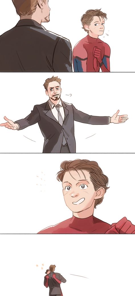 Tom Holland Peter Parker Tony Stark (Fanart) Artist: @hallpen Funny Marvel Memes, Marvel 3, Marvel Jokes, Avengers Funny, Marvel Fan, Marvel Funny, Marvel Memes, Avengers Assemble, Marvel Dc Comics