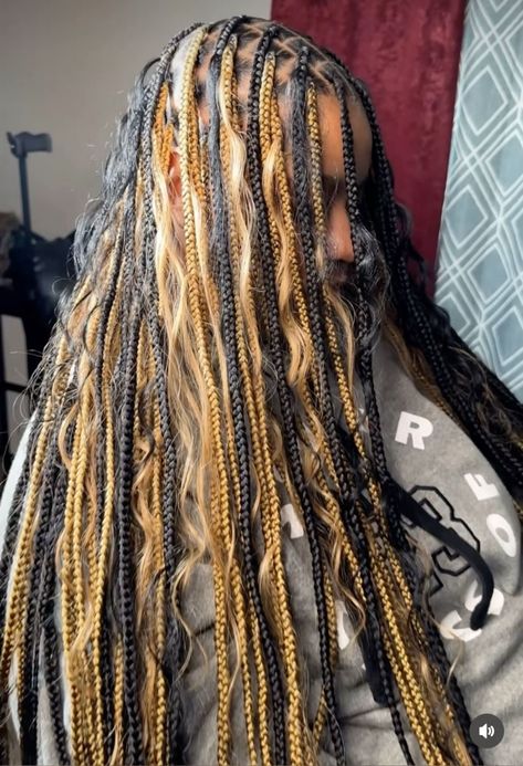 Mixing Hair Color, Long Braided Hairstyles, Big Box Braids Hairstyles, Colored Braids, Goddess Braids Hairstyles, Hair Business, Box Braids Hairstyles For Black Women, Braids Hairstyles Pictures, Braided Cornrow Hairstyles