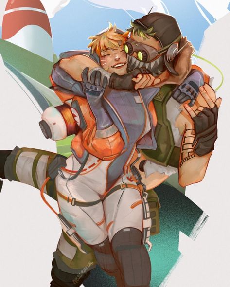 wattson and octane by @/nessepack on twt Cool Pictures For Wallpaper, Dc Comics Superheroes, Titanfall, Apex Legends, Game Inspiration, Matching Profile Pictures, Superhero Comic, Cute Phone Cases, Game Character