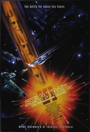 Star Trek: The Undiscovered Country (1991) Klingon Empire, Star Trek Vi, Star Trek Generations, Star Trek Poster, Star Trek Cast, Star Trek Movies, Star Trek Voyager, Star Trek Enterprise, Star Trek Ships