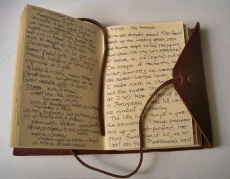 Classical Studies, Commonplace Book, Writing Therapy, Journal Aesthetic, Journal Inspo, Travel Diary, Leather Journal, Hermione Granger, Greece Travel