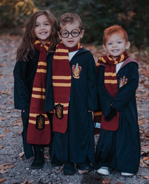 Halloween Costume Siblings, Toddler Harry Potter Costume, Literary Character Costumes, Harry Potter Girl Costume, Sibling Halloween Costumes Boys, Harry Potter Costume Boys, Harry Potter Kids Costume, Costume Harry Potter