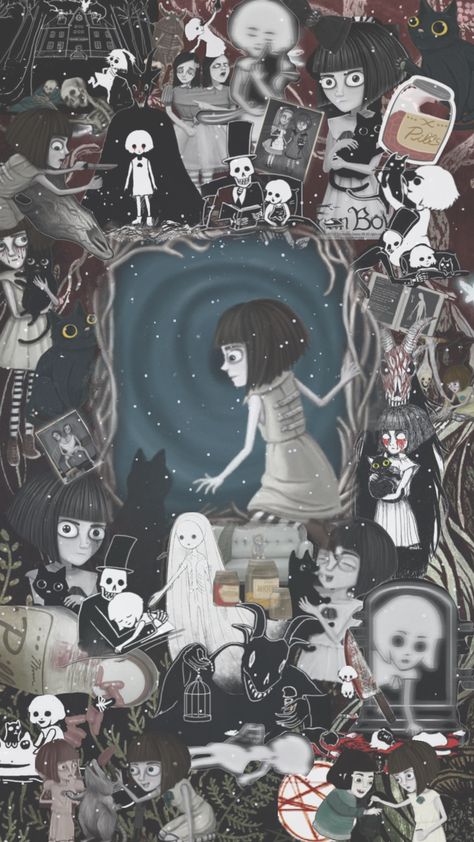 One of my fave horror games of all time🖤 Fran Bow, Good Horror Games, Bow Art, Little Misfortune, Bow Wallpaper, Rpg Horror Games, Horror Games, Indie Horror, Dark Wallpaper Iphone