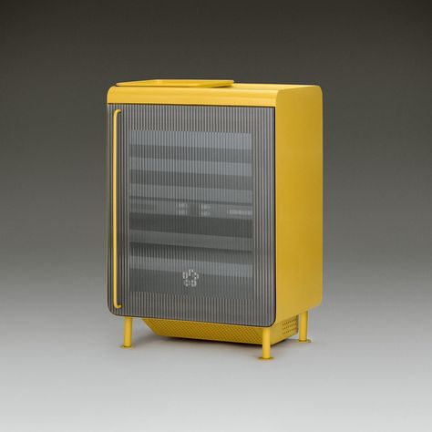 Mini fridge Rocco is an appliance for the era of peak drinks Fridge Design, Drinks Fridge, Smart Fridge, Compact Fridge, Reeded Glass, Kitchen Fridges, Art Deco Cabinet, Wine Preserver, Compact Refrigerator