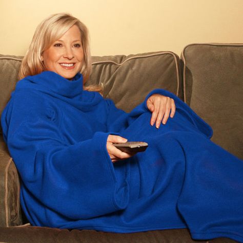 just follow the pdf instructions on the site and make your own-super easy with sewing machine! Snuggie Blanket, Teal Throw Blanket, Blanket With Sleeves, Snuggle Blanket, Comfort Blanket, Soft Corals, Sofa Blanket, Blue Blanket, Wearable Blanket