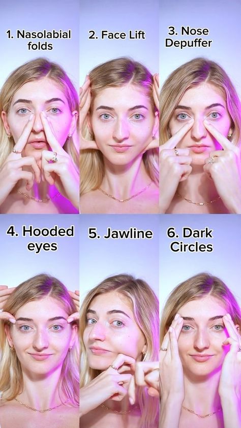 6 face massage techniques Repeat daily for best results Save to remember💛 #facemassage #selfcaretips #faceyoga #facialmassage #beautytime | Valeriia Veksler | Libianca · People (Sped Up) Repeat Daily, Face Massage Techniques, Facial Routine Skincare, Body Massage Techniques, Facial Massage Routine, Face Yoga Exercises, Face Yoga Facial Exercises, Facial Yoga, Face Exercises