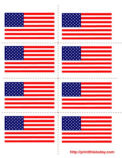 free 4th of july printables | Free printable 4th of July Labels | Print This Today American Flag Coloring Page, Fourth Of July Crafts For Kids, Flag Printable, Flag Template, American Party, Diy Graduation Cap, Flag Coloring Pages, American Flags, Graduation Diy