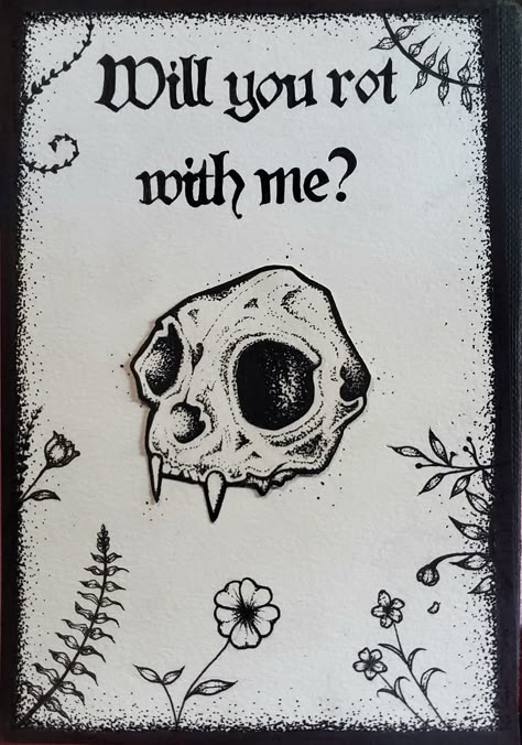 Date Craft Ideas, Boyfriend Craft Ideas, Witchy Icons, Goth Valentines Day, Dark Valentines, Horror Valentines, Goth Valentines, Diy For Him, Diy Gifts For Her