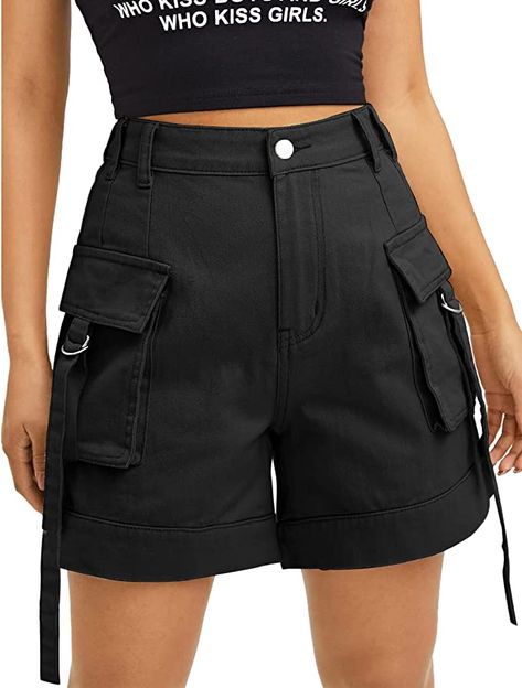 Cargo Summer High Waist Summer Shorts 95% RAYON,5%Polyester Imported Zipper closure Machine Wash Shorts for women made of high-quality fabric, wear-resistant, skin-friendly, soft and comfortable, suitable for all-day wear. XS = Dress 0-2, Bust, 31"-32.5", Waist 23"-24, Hip 31"- 34"Small = Dress 4-6, Bust,33"-35", Waist 25-26", Hips 35"-37"Medium = Dress 8-10, Bust 35-36" Waist 27-28", Hips 38-39"Large =Dress 12-14,Bust,38-40, Waist,29-31", Hips 40-42"14/16 - Bust 40"-42", Waist 33.5"-36", Hips 4 Hiking Shorts Women, Kawaii Shorts, Summer Brown, Summer Athletic, College Wear, Women Cargo Pants, Summer Shorts Denim, Winter Knit Hats, Summer Denim