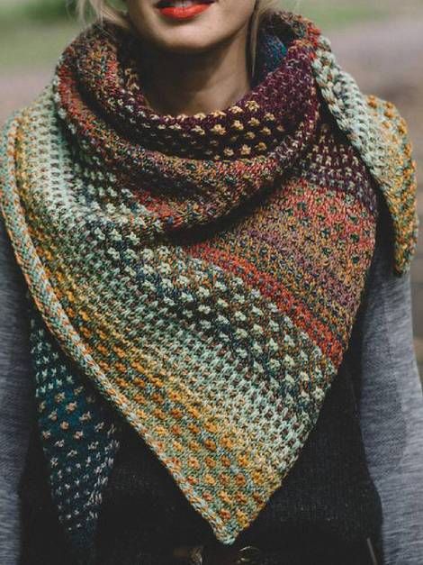 Andrea Mowry, Shawl Knitting Patterns, Shawl Patterns, Shawl Crochet Pattern, Crochet Shawls, Warm Scarf, Knitted Shawls, Crochet Shawl, Knitting Ideas