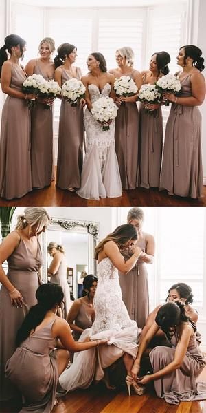 A-line Floor-lrngth V-neck Simple Cheap Bridesmaid Dresses, BD1051 – SofieBridal Cheap Long Bridesmaid Dresses, Bridesmaid Dresses Long Chiffon, Boho Ideas, Stunning Bridesmaid Dresses, Blush Bridesmaid Dresses, Sleeveless Bridesmaid Dresses, Sequin Bridesmaid Dresses, Tulle Bridesmaid Dress, Cheap Bridesmaid