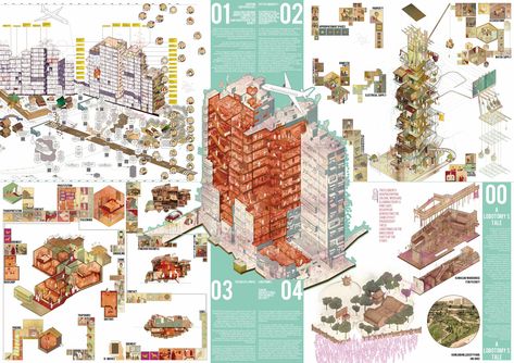 Kowloon Walled City, Presentation Board Design, Architecture Portfolio Design, Architecture Presentation Board, Presentation Boards, Architectural Competition, Architectural Presentation, Architecture Board, Site Analysis