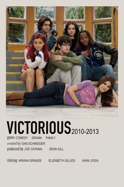 Alternative Movie Posters Disney, Victorious Poster, Nickelodeon Victorious, Movies To Watch Teenagers, Horror Genre, Film Netflix, Most Paused Movie Scenes, Iconic Movie Posters, Series Poster