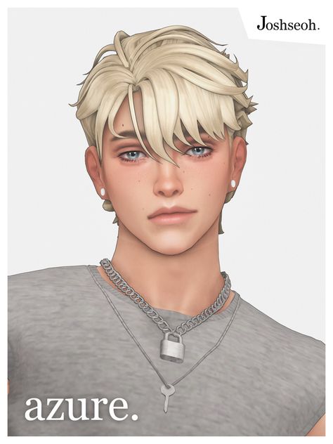 Sims 4 Cc Poofy Hair, Sims 4 Cc Mullet, Sims 4 Mullet, Sims 4 Hair Male, Sims 4 Male Clothes, Sims 4 Tsr, The Sims 4 Skin, Scrub Corpo, Pelo Sims