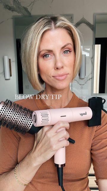 Blow Dry Hair For Volume, Jocelyn Mcclellan, Blowdry Styles, Short Hairstyles Fine, Maskcara Beauty, Blow Dry Hair, Bob Haircut For Fine Hair, Blonde Bobs, Haircuts For Fine Hair