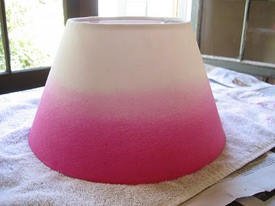 paper buttons: Ombre Hair Dye Lampshade DIY Ombre Lampshade, Dye Lampshade, Table Lamp Kitchen, Dyed Hair Ombre, Pink Purple Ombre, Pink Streaks, Hot Pink Hair, Subtle Ombre, Pastel Pink Hair