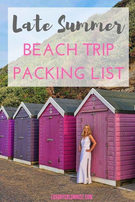 As we continue to bask in gorgeous weather, a late Summer getaway or some Winter sun could be what you need. We've come up with a handy beach trip packing list that can be used for the UK, USA or worldwide Beach Trip Packing List, Beach Trip Packing, Trip Packing List, Trip Packing, Travel Gadgets, Toddler Travel, Summer Getaway, Winter Sun, Packing List For Travel