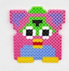 Furby Perler Beads, Furby Perler, Perler Beads Pattern, Bead Templates, Perler Designs, Melty Bead Patterns, Beads Pattern, Fuse Bead Patterns, Perler Art