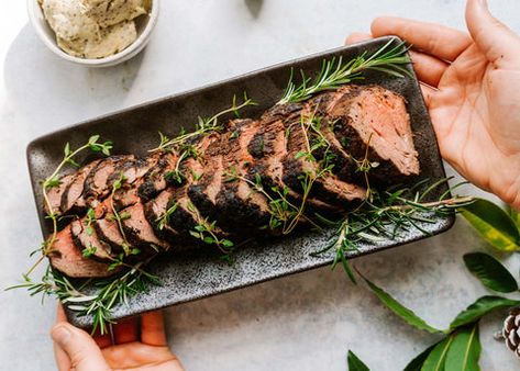 BBQ Roasted Eye Fillet — Pepper & Me Fillet Steak Recipes, Fillet Of Beef, Lamb Rack, Pot Roasts, Bbq Roast, Rump Steak, Cuts Of Beef, Fillet Steak, Beef Fillet