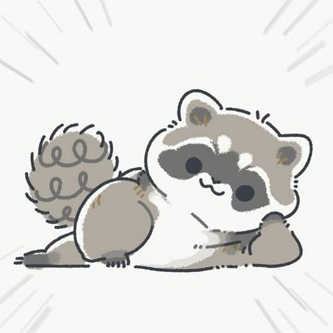 Toast The Raccoon, Stuffed Raccoon, Raccoon Drawing, Raccoon Art, 귀여운 음식 그림, Chara Design, Animal Doodles, Cute Raccoon, Trash Panda