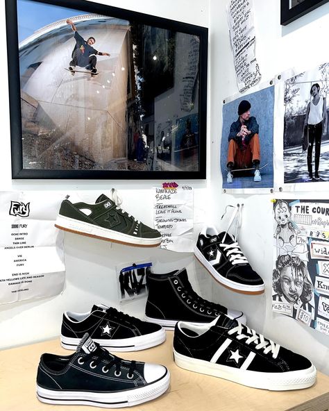 Converse best of now available, including the new One Star Academy and a full re up of the AS-1. Congrats to Brian O’Dwyer on the pro nod! | Instagram Converse One Star Pro, Outfits With Converse, One Star, Skateboard, Converse, Stars, Instagram