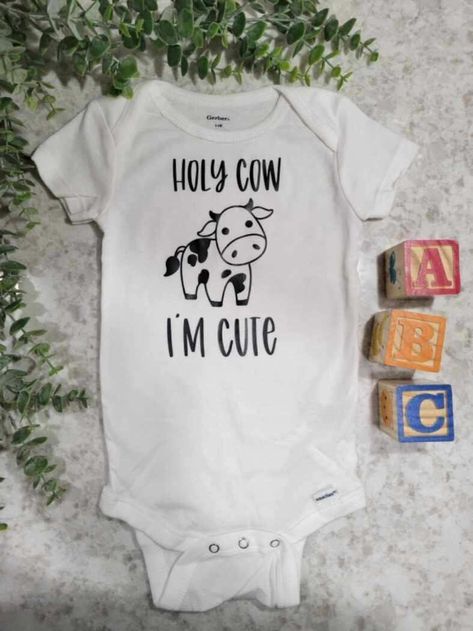 Gender Neutral Onesie Vinyl, Boy Onsies, Cute Onesie, Hospital Gifts, Neutral Baby Clothes, White Onesie, Clothes Girl, Baby Boy Onesies