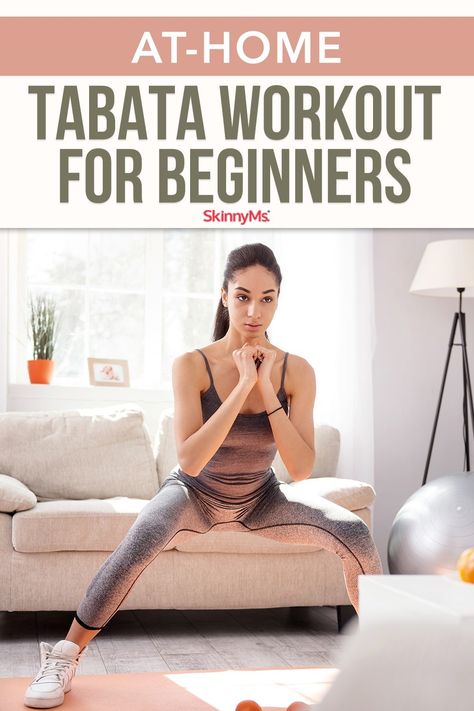 At-Home Tabata Workout for Beginners Easy Beginner Workouts, Exercise Band Workout, Lose Belly Fat Exercise, Exercises For Back Fat, Easy Workouts For Beginners, Belly Fat Exercise, Exercise To Lose Belly, Workouts Plan, Beginner Fitness