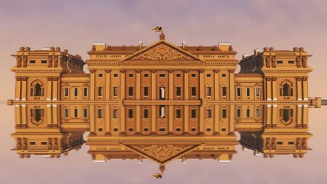 Neoclassical Minecraft, Minecraft Row Houses, Minecraft Old Houses, Minecraft Courthouse, Minecraft Manor, Minecraft Windows Design, Minecraft Town Hall, Minecraft Museum, Minecraft Fountain