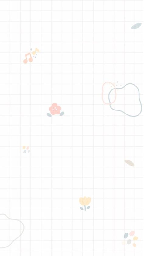 Minimalist Floral Wallpaper Iphone, Soft White Aesthetic Wallpaper, Grid Wallpaper, Cute Laptop Wallpaper, Iphone Wallpaper Kawaii, Cute Pastel Wallpaper, Soft Wallpaper, Hello Kitty Iphone Wallpaper, Graphic Wallpaper