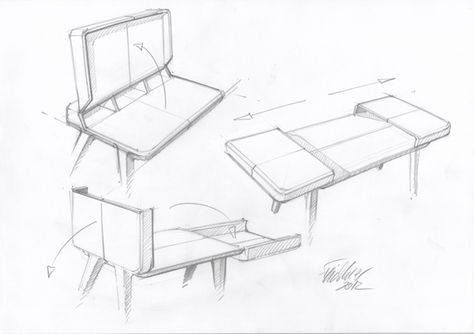 Nice product - nice drawing Books Sketch, Table Sketch, Sketches Design, Furniture Sketch, Furniture Design Sketches, Interior Design Sketches, Product Presentation, Industrial Design Sketch, Interior Sketch