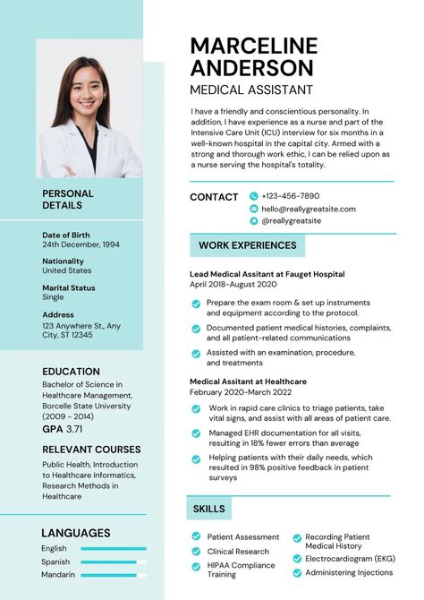 Templates Nursing Resume Examples, Medical Resume Template, Medical Resume, Nurse Resume, Nursing Resume Template, Medical Jobs, Cv Examples, Nursing Resume, Resume Writing Tips