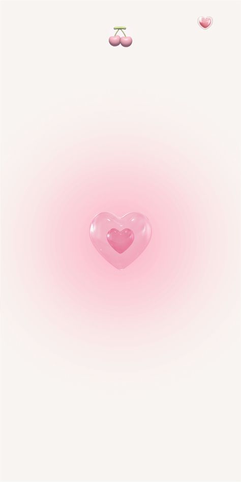 Heart Wallpaper Landscape, Light Pink Heart Wallpaper, Pink Core Wallpaper, Android Wallpaper Aesthetic, Phone Home Screen, Aesthetic Heart, Cute Home Screen Wallpaper, Screen Iphone, Photo Widget