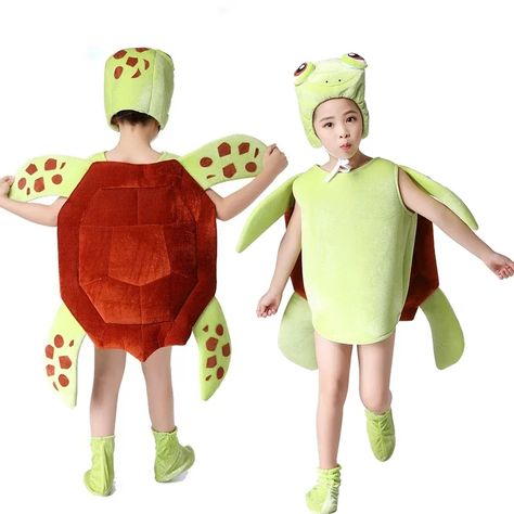 9.0US $ 26% OFF|New children's turtle costume Halloween costume sea turtle cos party kindergarten activity stage costume| |   - AliExpress Crush Costume Turtle, Sea Turtle Costume, Horse Fancy Dress, Marine Costume, Finding Nemo Costume, Nemo Costume, Turtle Costume, Turtle Hat, Kindergarten Activity