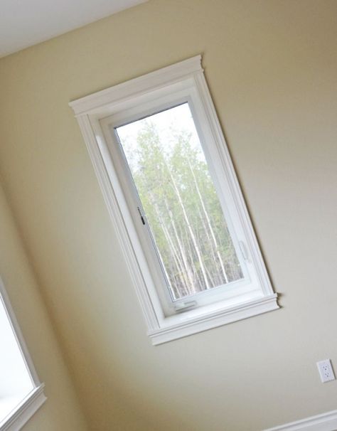 Shaker Window Trim, Diy Window Trim, Interior Window Trim, Home Improvement Show, Trim Ideas, Interior Window, Window Casing, Bathroom Window, Interior Windows