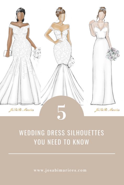 Here is how to find the best wedding dress for your shape for your body type! #WeddingDress #CustomWeddingDress #WeddingDressShape #PerfectWeddingDress Wedding Dress For Full Bust, Petite Hourglass Wedding Dress, Wedding Dresses With Straps A Line, Wedding Dress For Upside Down Triangle, Flattering Wedding Dress For Small Bust, Best Wedding Dresses For Tall Brides, Wedding Dresses For Thick Body Types, Wedding Dress Neckline Guide Body Types, Wedding Dress For Body Shape