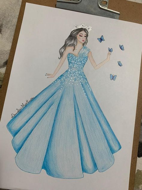 Gown Drawing Sketches Easy, Gown Drawing Sketches, Gown Sketches Design, Gown Sketch, Gown Illustration, Bride Fashion Illustration, Gowns Drawing, Arte Aesthetic, Gown Drawing