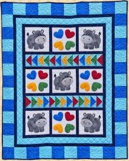 Hippo Quilt Pattern, Applique Patterns Free Printable, Hippo Quilt, Cow Quilt, Animal Baby Quilt, Paper Piecing Quilt Patterns, Charity Quilts, Kids Quilts, Heart Quilt Pattern