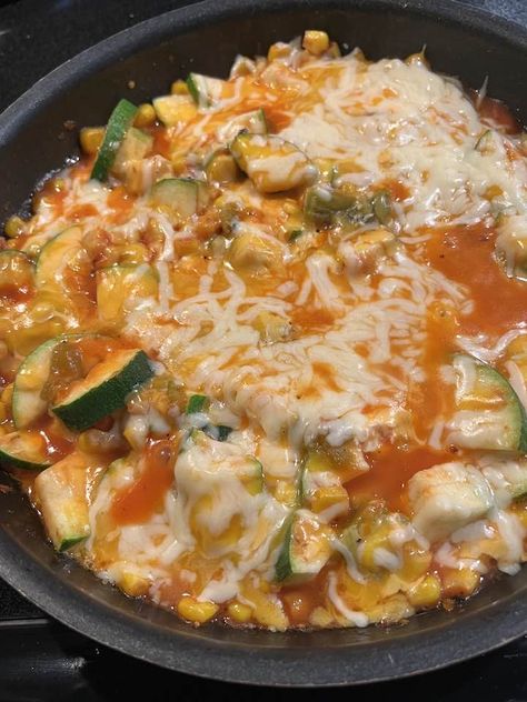 Calabacitas Con Queso - Easy DIY Recipes Easy Calabacitas Recipe, Calabasitas Mexican Recipe, Calabacitas Con Queso Recipe, Mexican Calabacitas Recipe, Calabacitas Recipe, Chihuahua Cheese, Amazing Cookie Recipes, White Bean Soup Recipes, Roasted Poblano