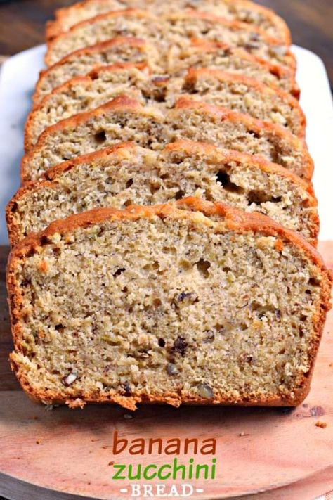 Dairy Ladder, Zucchini Breads, Banana Carrot Bread, Zucchini Banana Bread Recipes, Banana Zucchini Bread, Banana Zucchini, Zucchini Banana, Zucchini Banana Bread, Coconut Bread