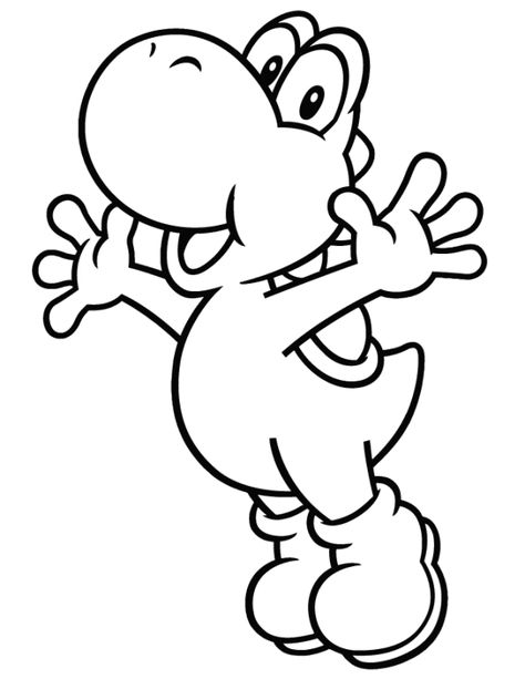 coloring pages yoshi - Yoshi is a fictional dinosaur from the video game created by the Japanese Shigefumi Hino in 1990. He appears in many video games in the Super Mario se... #coloring #coloringpages #printable Bowser Printable, Yoshi Tattoo, Super Mario Coloring Pages, Mario Coloring Pages, Free Coloring Sheets, Printable Coloring Sheets, Cartoon Coloring Pages, Coloring Pages To Print, Tattoo Placement