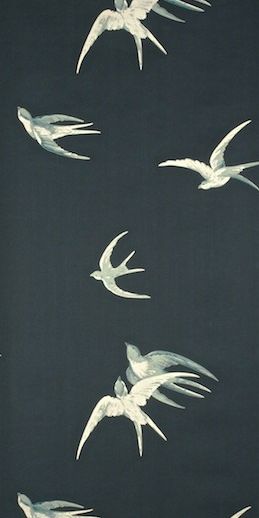 #Swallows - This wallpaper would be beautiful for my 10 year old daughters room, not to 'little girl' not to grown up (only on one wall)